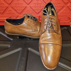 Cole Haan Tan Leather Oxfords
